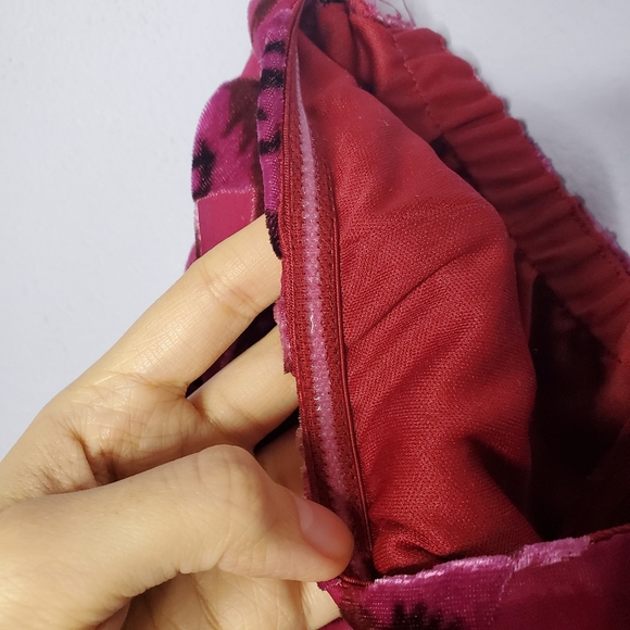 Lulus There She Rose Magenta Floral Velvet Dress - Picture 12 of 15